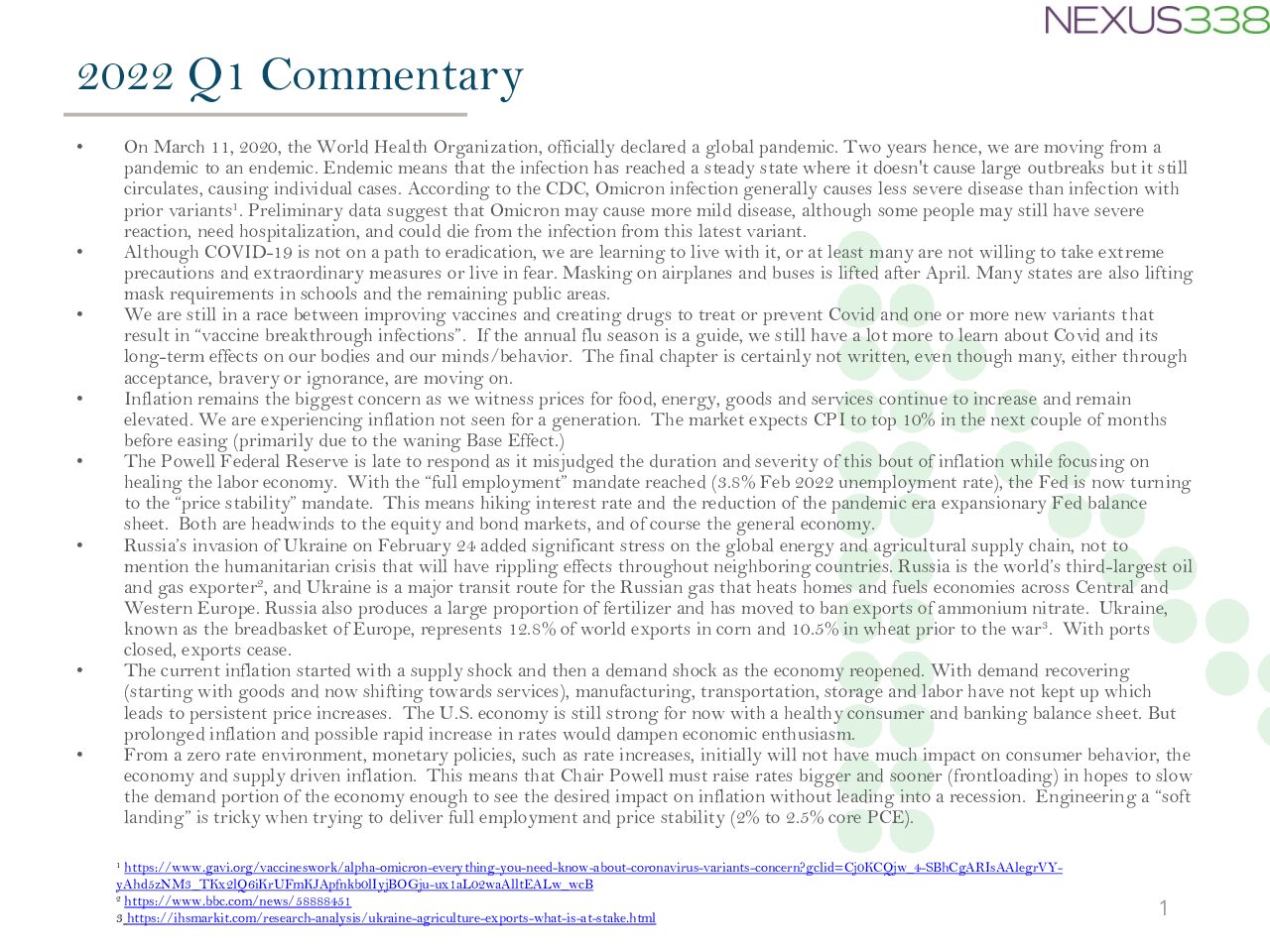 2022 Q1 Commentary